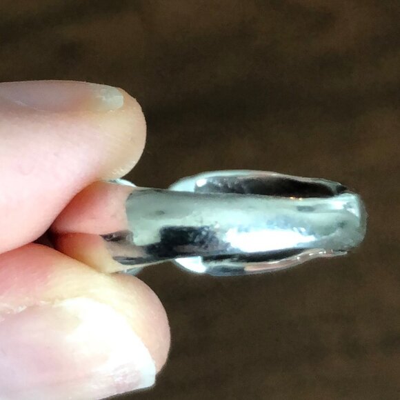 Vintage Art Deco Design Black Onyx w Marcasite Stamped Sterling Silver 925 Ring - Picture 3 of 9